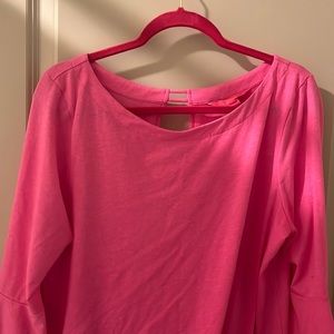 Lilly Pulitzer hot pink top size XL